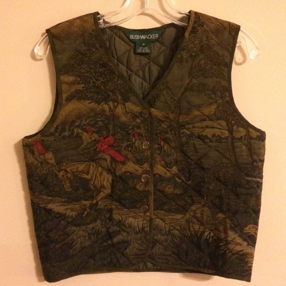 Bushwacker Jackets Coats Brand Womens Sm Silk Vest Equestrian